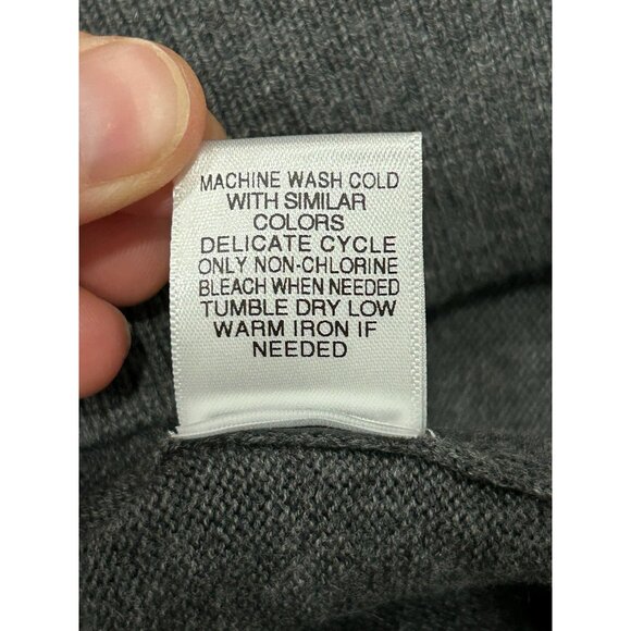 Cremieux Charcoal Gray Pima Cotton V Neck Sleeveless Sweater Vest Sz XXL - Picture 7 of 8